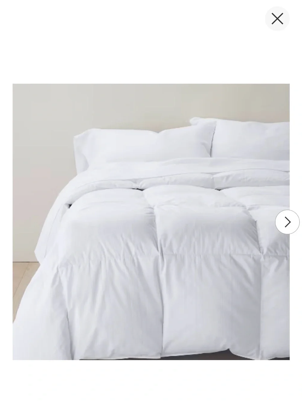 New Open Bag Twin All Season Premium Down Comforter - Casaluna™: Hypoallergenic,